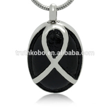 Fashion design stainless steel pendant ashes necklace memorial jewelry